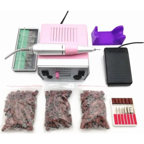 15W Pro Electric Nail Drill Machine Nail Art Equipment Manicure Pedicure Files Electric Manicure Drill & Accessory For Manicure
