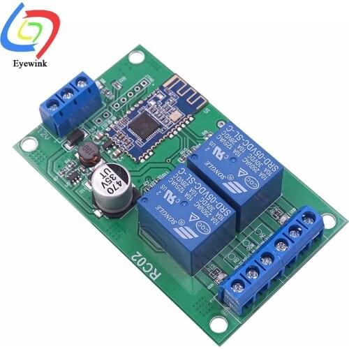 2 Channel Relay Module Bluetooth 4.0 BLE for Apple Android Phone IOT