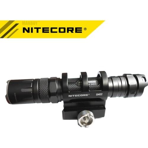 2021 Nitecore GM02 Gun Mount Suitable Flashlight Accessories ALUMINIUM ALLOY for Outdoor Tactical Law Enforcement Free Shipping