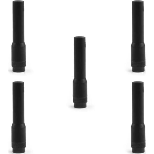 Artudatech 5Pcs SF20 VH F& UHF Dual Band SMA Male Small Flexible Stubby 7cm Radio Antenna
