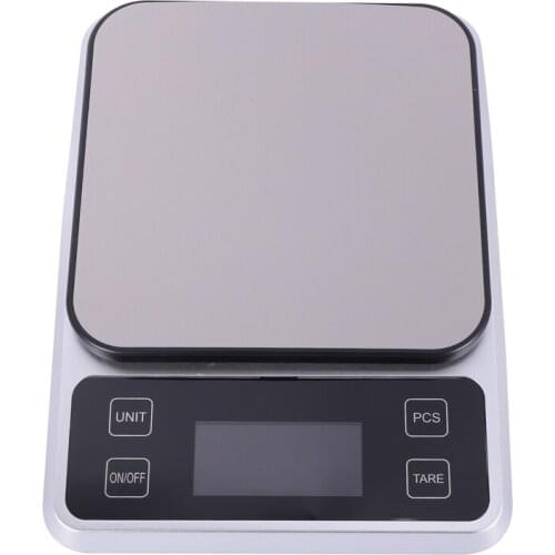 Digital Food Scale, 5000G/0.1G Kitchen Scale Weight Grams And Oz For Cooking Baking, Stainless Steel, HD LCD Display