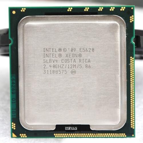 INTEL xeon E5620 SLBV4 CPU 2.4G/12M/5.86 4 core 8 thread warranty 1 year