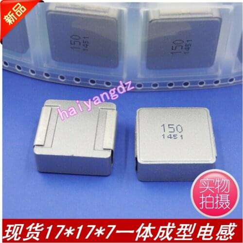 2pcs/SMD Integral forming inductors 1770 15UH 12A Saturated 20A 17*17*7MM Printing:150