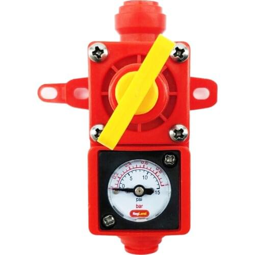 Duotight - Blowtie 2 Spunding Valve /Pressure Relief with Integrated Gauge 0-15psi and 0-23psi- KL15042