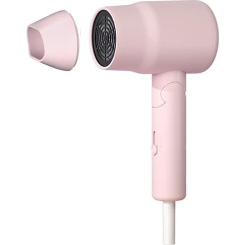 Mini Travel Hair Dryer 800W Compact Folding Handle Blow Dryer with 3 Heat Settings, 2 Speed, Quiet Hair Drying Blow Dryer
