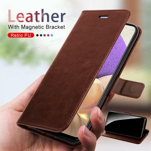Leather Magnetic Flip Case For Samsung Galaxy A32 5G 4G Sumsung A 32 32A SM-A325F SM-A326B Stand Wallet Phone Cover Fundas Coque