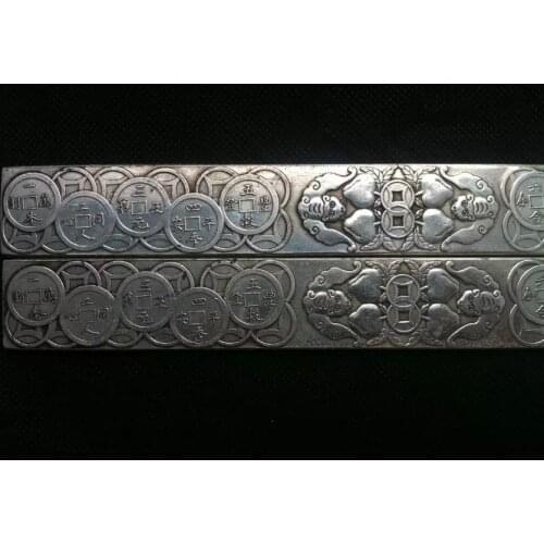 Las cuatro joyas del becario" plata pisapapeles cobre dorado "bendición frente a" Bellas Artes y artesanía