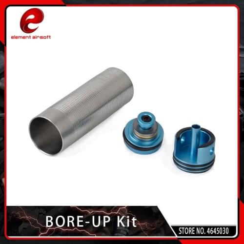 Element 3PCS/SET Metal Silent Bearing Piston Head & CNC Aluminum Alloy Cylinder Head for Airsoft AEG Gearbox Ver 2/3 GB05010