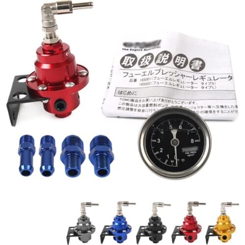 New Universal Adjustable Fuel Pressure Regulator tomei type With original gauge and instructions