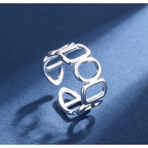Charming Open Hollow Circle Ring for Women Vintage Boho Party Rings Gothic Punk Jewelry Gifts for Girls 2021