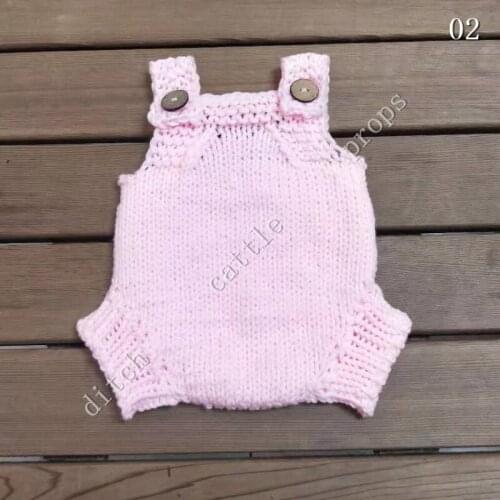 Newborn photography props hand-knitted Milk cotton wool yarn pants baby photography clothing