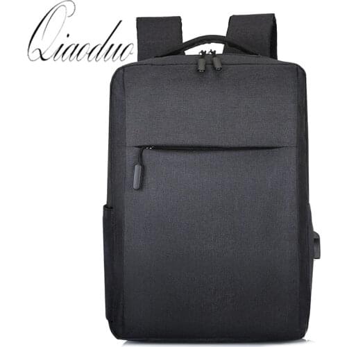 Qiaoduo 2019 New Laptop Usb Backpack School Bag Rucksack Anti Theft Men Backbag Travel Daypacks Male Leisure Backpack Mochila
