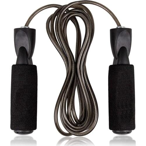 Adjustable Length Jump Rope Speed Jumping Steel Wire Double Unders MMA Boxing Skipping Workout Fitness Exercise Training