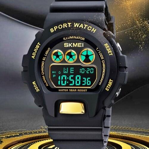 SKMEI 1775 Women Men Watches Fashion Digital Wristwatch Luminous Display Chronograph Clock Waterproof Sport Watch For Gift