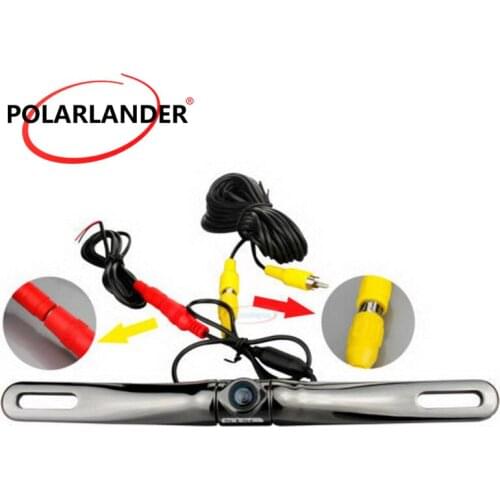 Night Vision Waterproof Car Parking Camera License Plate Reversing Rear View Camera