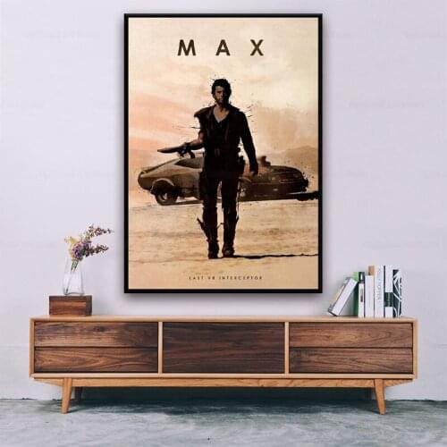 1974 Ford Falcon XB GT Coupe -V8 Interceptor - Pursuit Movie Car Art Canvas Poster Prints Home Wall Decor Painting