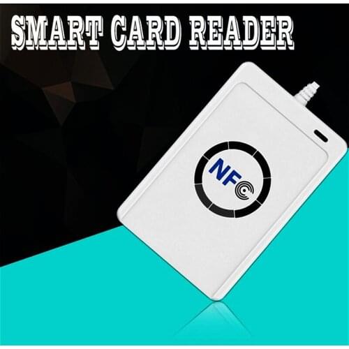 ACR122U RFID Smart Card Reader Writer Copier Duplicator Writable Clone Software USB S50 13.56mhz ISO/IEC18092+5pcs M1 Cards NFC
