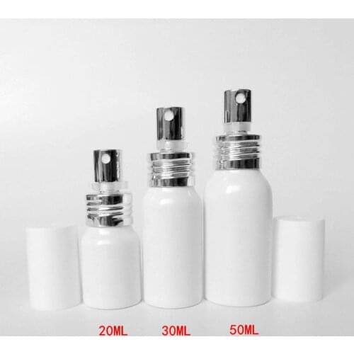 20ml 30ml 50ml Aluminium Spray Atomiser Bottle Refillable Empty Bottles Black Pump Atomizer For Cosmetic Packaging Tool F053