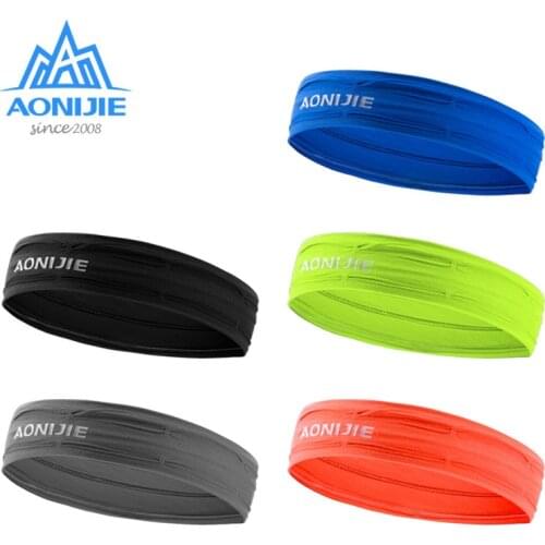 AONIJIE Elastics Sweatband Anti Slip Hairband Anti Sweat For Running Fitness Yoga