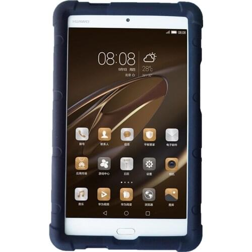 MingShore For Huawei Mediapad lite 3 8 Cover CPN-L09-AL00 Kids Friendly Shockproof M3 Tablet Bumper Silicone Rugged Case