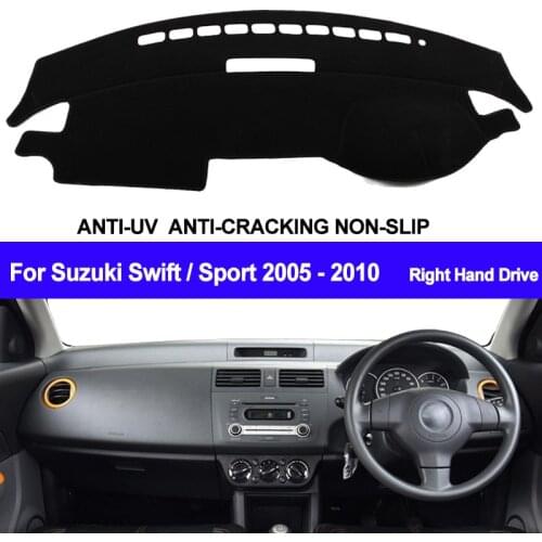 Car Dashboard Cover Dash Mat For Suzuki Swift Sport 2005 2006 2007 2008 2009 2010 Auto Sun Shade Mat Pad Carpet Right Hand Drive