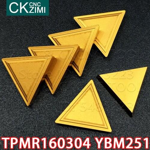 TPMR160304 YBM251 TPMR 1603 YBM251 carbide insert Milling inserts Turning tool CNC milling cutter lathe tool for stainless steel