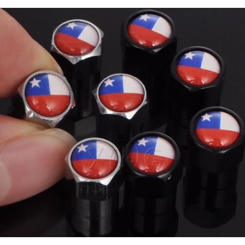 4pc/set Chile Car Wheel Tire Valve Cap Tyre Stem Airtight Dustproof Cover Theftproof Caps For Mercedes Subaru Renault Nissan