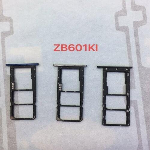 Sim Tray Holder For Asus Zenfone Max Pro M1 ZB601KL SIM Card Tray Slot Holder Adapter Socket Repair Parts
