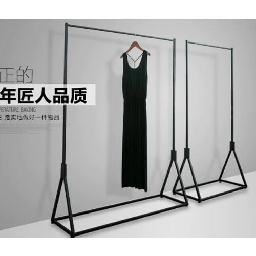 Metal Folding Clothes tree coat hanger Garment Dress On Wheels Mesh Shoe Rack Clothes Rack Stand Home shop mall props