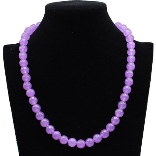 Natural Stone Rose Chalcedony red Round Beads8 10MM Pick Size For Jewelry Making necklace elegant gift Female jewelry 18inch