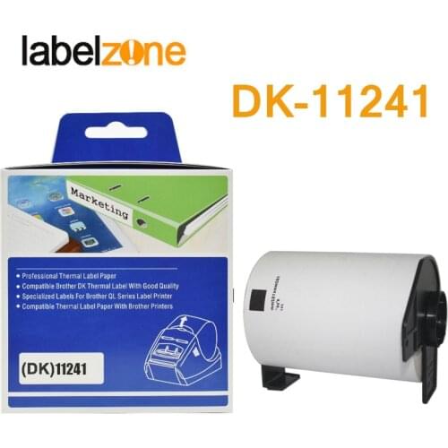 1Rolls DK-11241 102mm x 152m Continuous Thermal Paper Compatible for Brother Label Printer White Paper DK11241 DK Paper 241