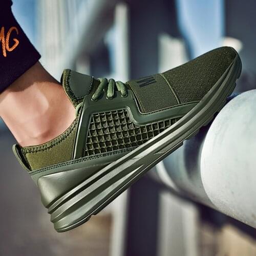 Bomlight New Youth Outdoor Walking Shoe Brand Elastic Letter Design Vulcanized Shoes Men Weaving Soft Sole Sneakers Man