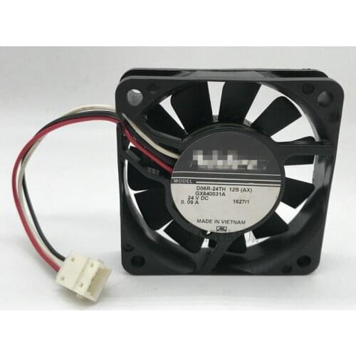 Original Nidec 6015 d06r-24th 12b (AX) DC24V 0.09A frequency converter fan