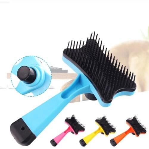 Pet Dog Hair Removal Comb Cat Fur Brush Grooming Tools Hair Clipper Dog Cat Shedding Hair Comb For Puppy Small Dog Pet Supplies