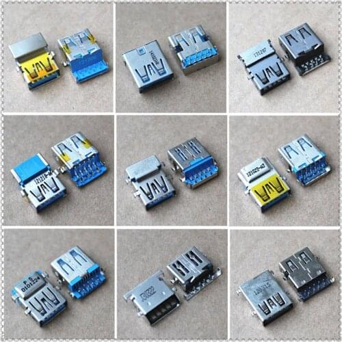 3.0 USB JACK USB PORT SOCKET CONNECTOR FOR LENOVO ASUS ACER HP DELL SAMSUNG SONY LAPTOPS NOTEBOOK 9 MODELS 18PCS