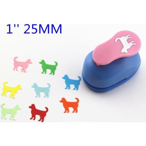25mm dog paper cutter craft perfurador cutter scrapbooking paper punch for kids furador diy puncher R325