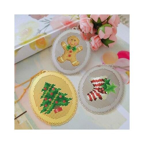 S Christmas tree gifts Craft Stitch Cross Stitch Bookmark Needlework Embroidery Crafts Counted Cross-Stitching