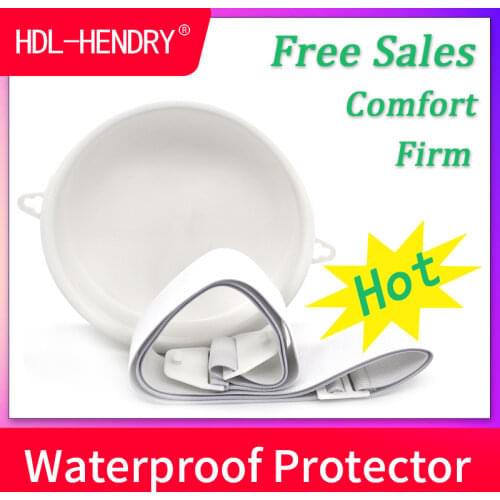 Ostomy Waterproof Cover Stoma Bath Assistance Adjustable White Belt Diameter 12cm Depth 3.6cm Within Waist 110cm