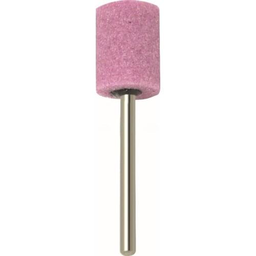 100pcs/lot Rotary tool D10 abrasive Stone Points Cylinder Mounted Grinding Stone Shank 3mm for Iron Metal steel
