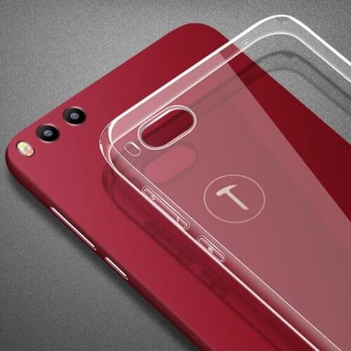 YeLun Transparent Clear silicon Soft case For Smartisan Hammer Nut Pro/Pro 2 cover case Simple phone case