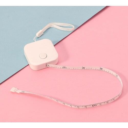 YYDS 1.5m*7mm Candy Color Small Plastic Retractable Tape Measure Office School Supply