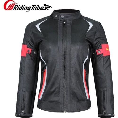 Riding Tribe Motorcycle Womans Waterproof Summer Jacket Pants Moto Racing Clothes Reflective Protective Clothes Armour JK-52