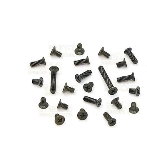 1000pcs/lot M1.4*2.5 Head diameter 2.5mm Countersunk head philips machine screw nickel or black zinc plated KM1.4