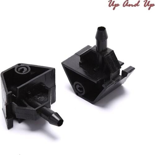 2Pcs Car Window Windshield Washer Spray Nozzle Water Jet for Nissan Qashqai