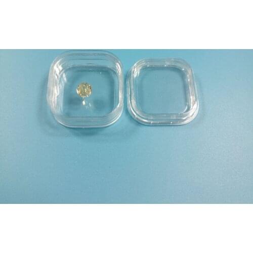 32pcs Film Brooch Coin Gems Jewelry Storage Box Dustproof Exhibition Decoration Suspended Floating Ring Earrings Display Case