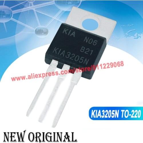 5piece) KIA3205N TO-220 55V 110A / MXP4004BTS 500V 9A / T410-600T 600V 4A / IXTP20N65X2 650V 20A TO-220