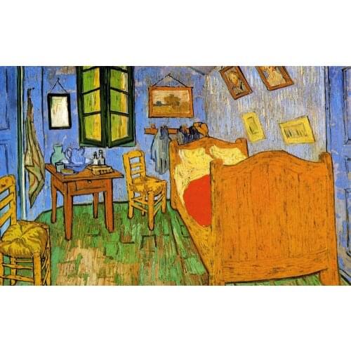 Bigger is Better 400x300MM Magnets JM10043 Painting_of_Vincent_Van_Gogh_-_The_room