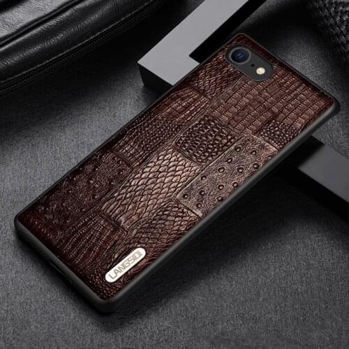 Genuine Leather Retro Splice Phone Cases For Apple iPhone SE 2020 7 8 11 Pro Max X XS Max XR 6 6s 7 Plus 8 plus 5 5S se Cover
