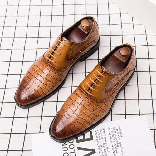 CIMIM Brand Formal Business Luxury Leather Shoes Big Size Men Party Fashion Dress Shoes Comfortable Casual Men Wedding Shoes