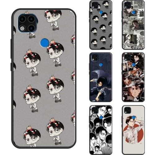 Levi Ackerman Collage Case For Xiaomi Redmi Note 8 9 Pro 8T 9S Note 10 Pro Funda For Redmi 9 9C 9A K40 9T Cover